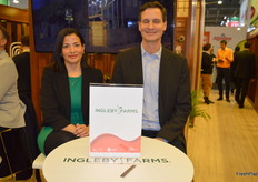 Mayra Garcia and Sven Dobler from Ingleby Farms in Peru are grapes, avocado and blueberry exporters.